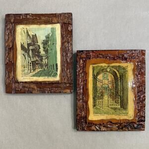 Don Davey Wall Plaques– Pirates Alley & Wishing Gates, Old New Orleans- Set of 2